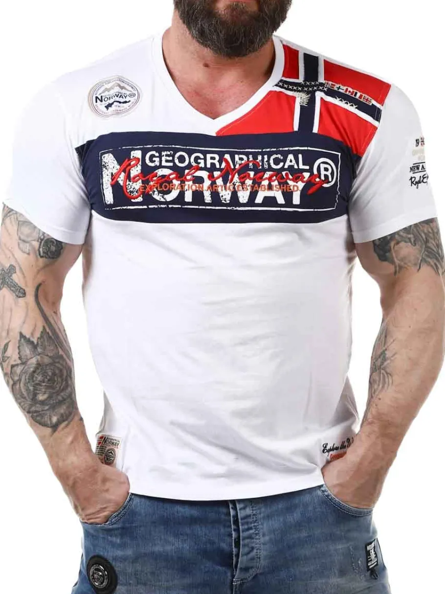 jidney_geo_norway_tshirt__2-1.webp Jidney Geo Norway T-shirt - Hvid^Geographical Norway Best