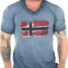 Joasis Geo Norway T-shirt - Blå^Geographical Norway Clearance