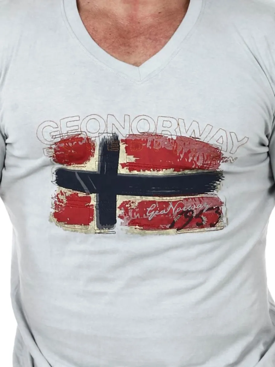joasis_geo_norway_tshirt__1-1.webp Joasis Geo Norway T-shirt - Lysegrå^Geographical Norway Hot