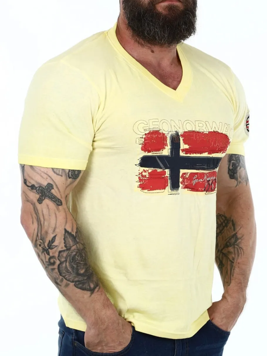 joasis_geo_norway_tshirt__1-3.webp Joasis Geo Norway T-shirt - Gul^Geographical Norway Discount