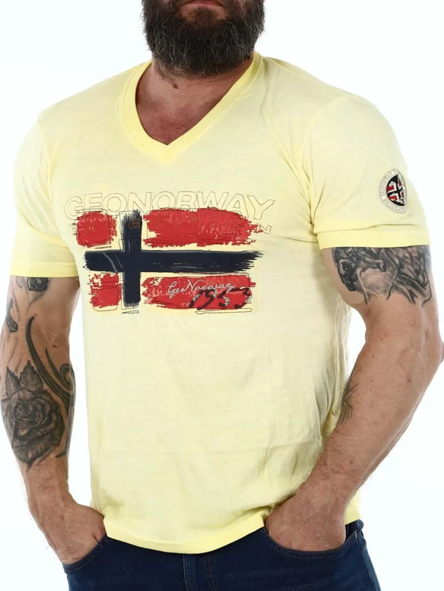 joasis_geo_norway_tshirt__2-3.webp Joasis Geo Norway T-shirt - Gul^Geographical Norway Discount