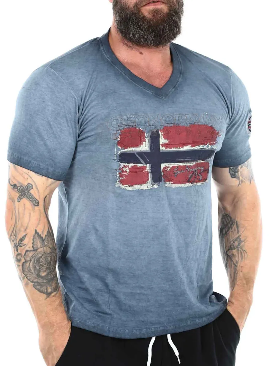 joasis_geo_norway_tshirt__2-4.webp Joasis Geo Norway T-shirt - Blå^Geographical Norway Clearance