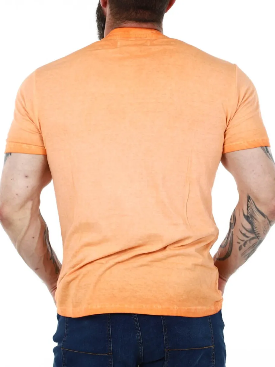 joasis_geo_norway_tshirt__3-2.webp Joasis Geo Norway T-shirt - Orange^Geographical Norway Clearance