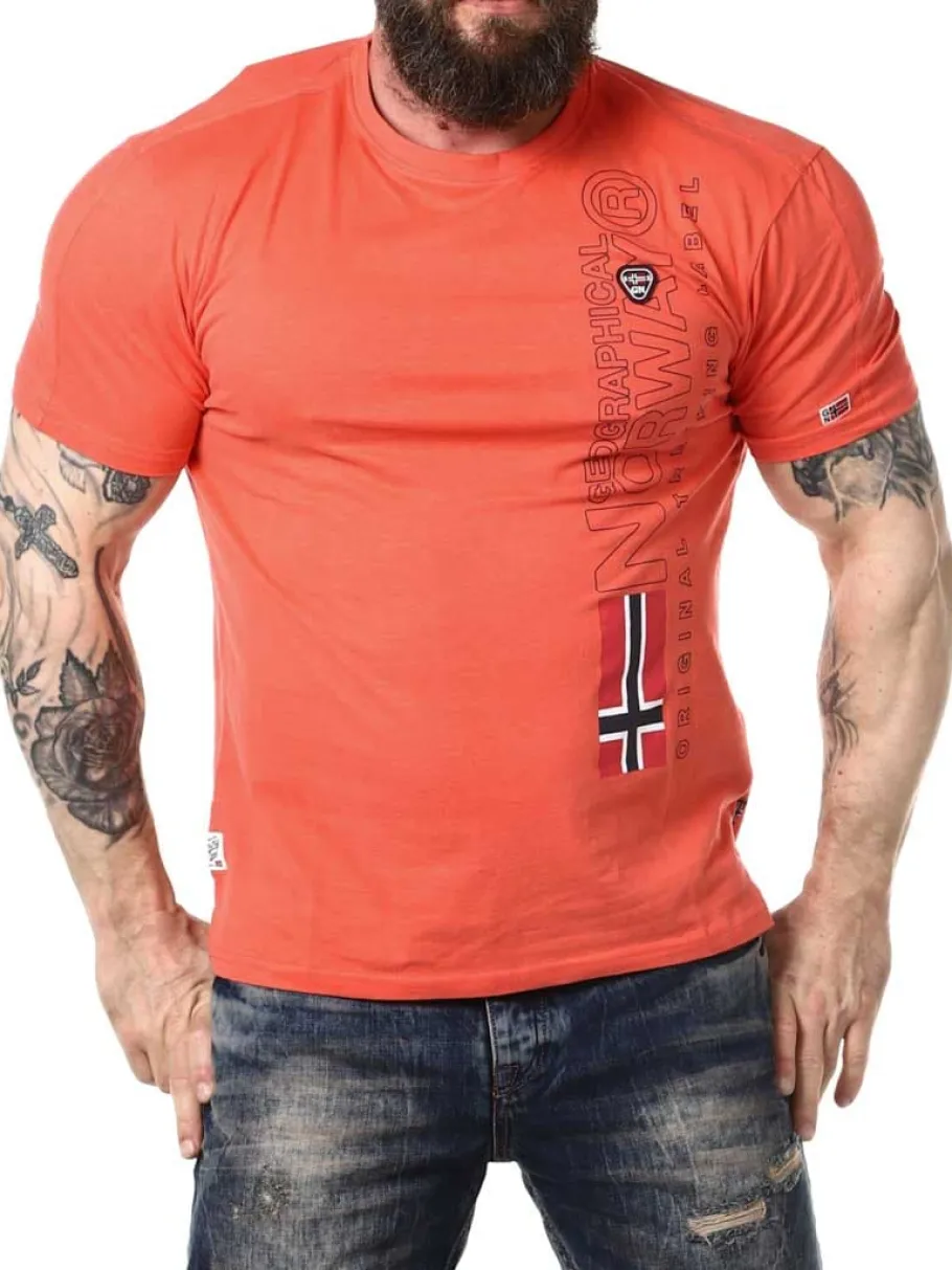 jogo_geo_norway_tshirt__c_0.webp Jogo Geo Norway T-shirt - Coral^Geographical Norway New