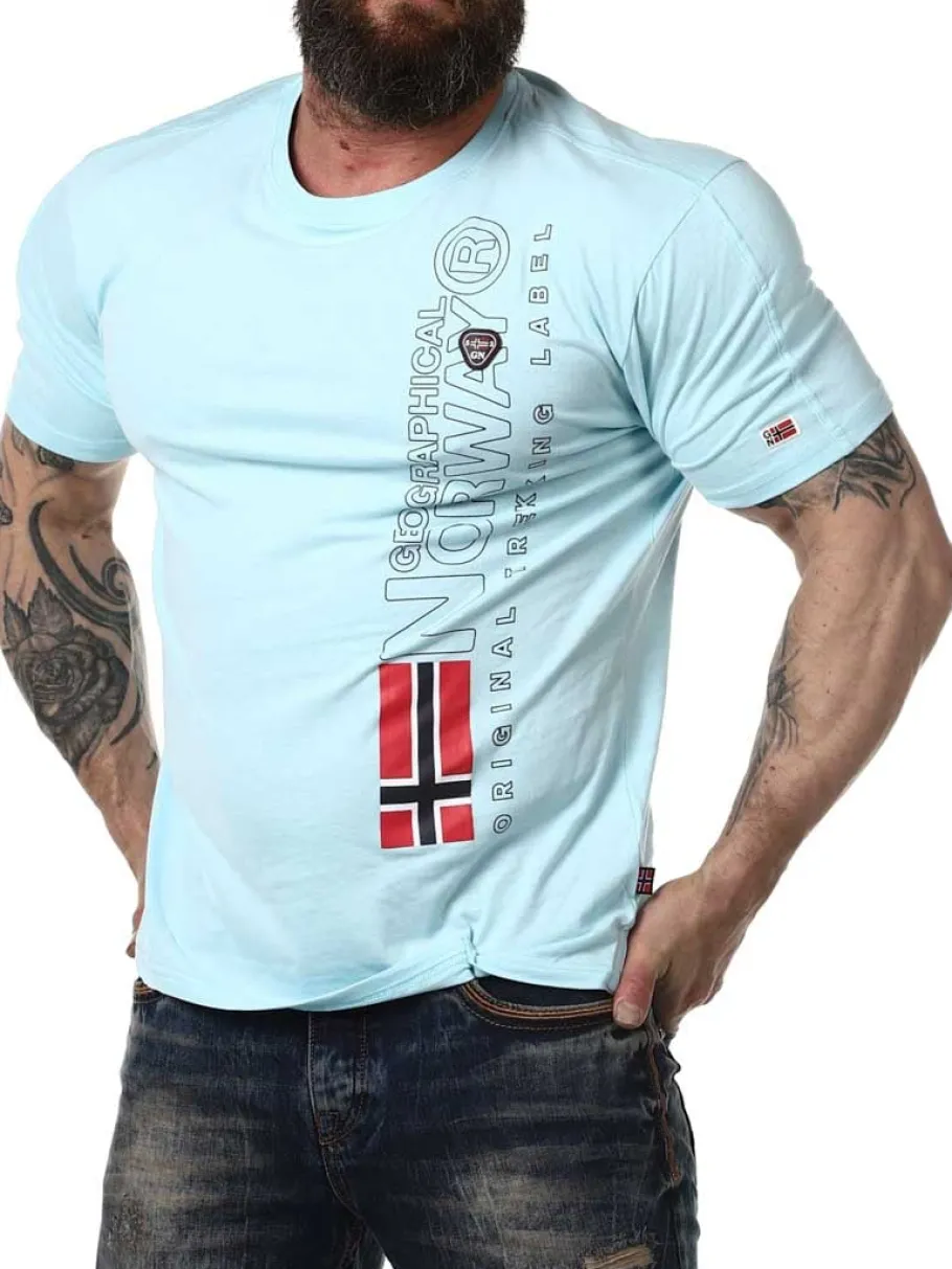 jogo_geo_norway_tshirt__l_0.webp Jogo Geo Norway T-shirt - Lyseblå^Geographical Norway New