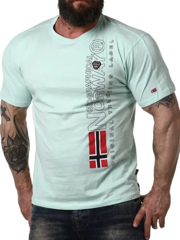 Jogo Geo Norway T-shirt - Mintgrøn^Geographical Norway Outlet