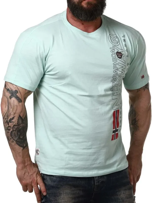 Jogo Geo Norway T-shirt - Mintgrøn^Geographical Norway Outlet