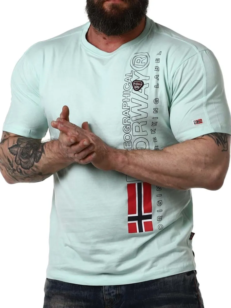 jogo_geo_norway_tshirt__m_2.webp Jogo Geo Norway T-shirt - Mintgrøn^Geographical Norway Outlet