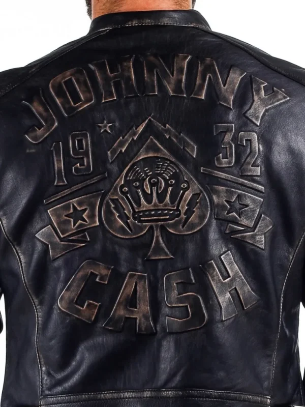 Johnny Cash Skindjakke - Sort^Gipsy New