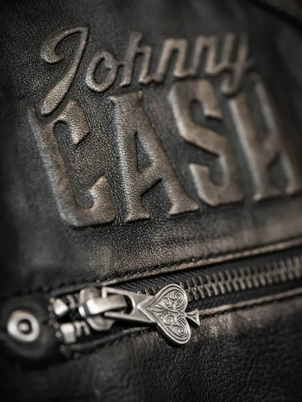 Johnny Cash Skindjakke - Sort^Gipsy New