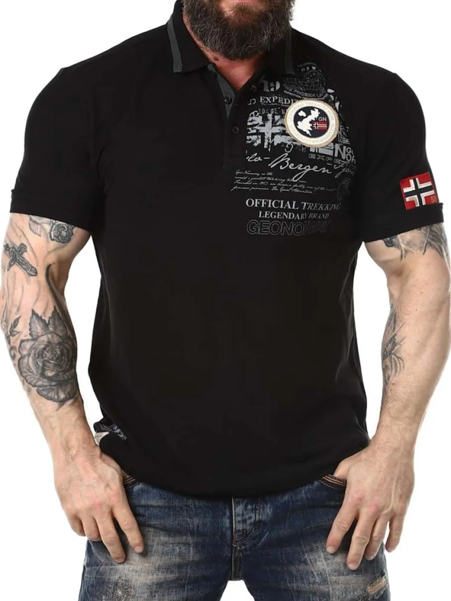 karuen_geo_norway_pik__so_0.webp Karuen Geo Norway Piké - Sort^Geographical Norway Sale