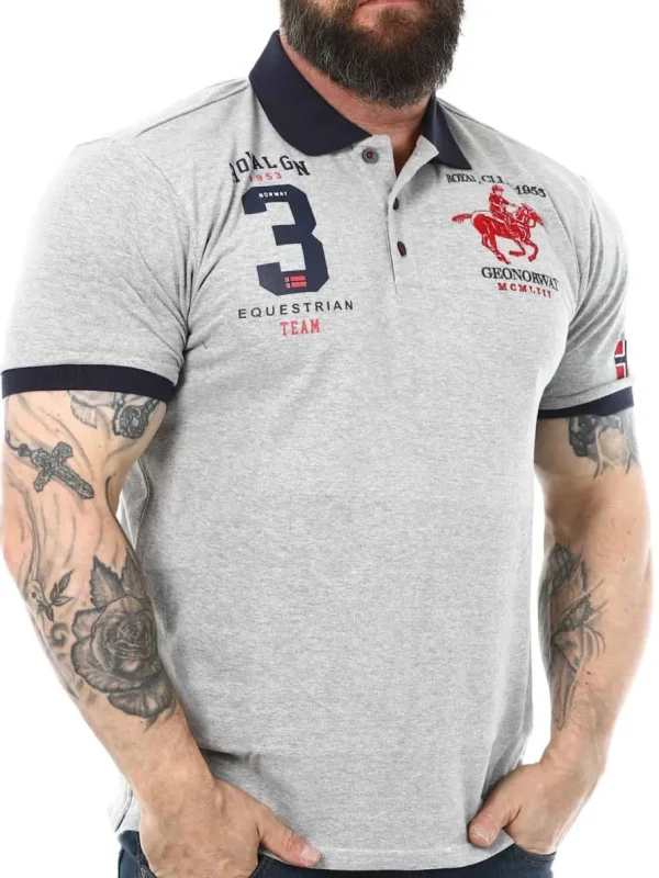 Klub Geo Norway Piké - Grå^Geographical Norway Clearance