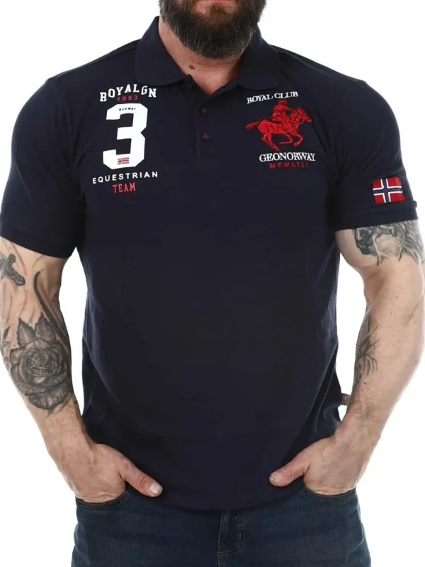 Klub Geo Norway Piké - Mørkeblå^Geographical Norway New