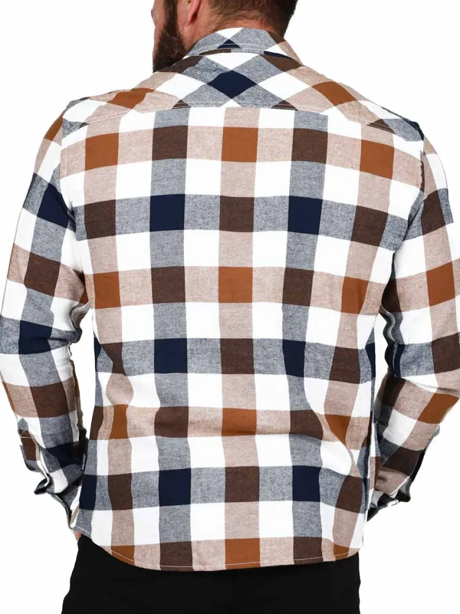 lark_blend_skjorte__brun_1.webp Lark Skjorte - Brun^Blend New
