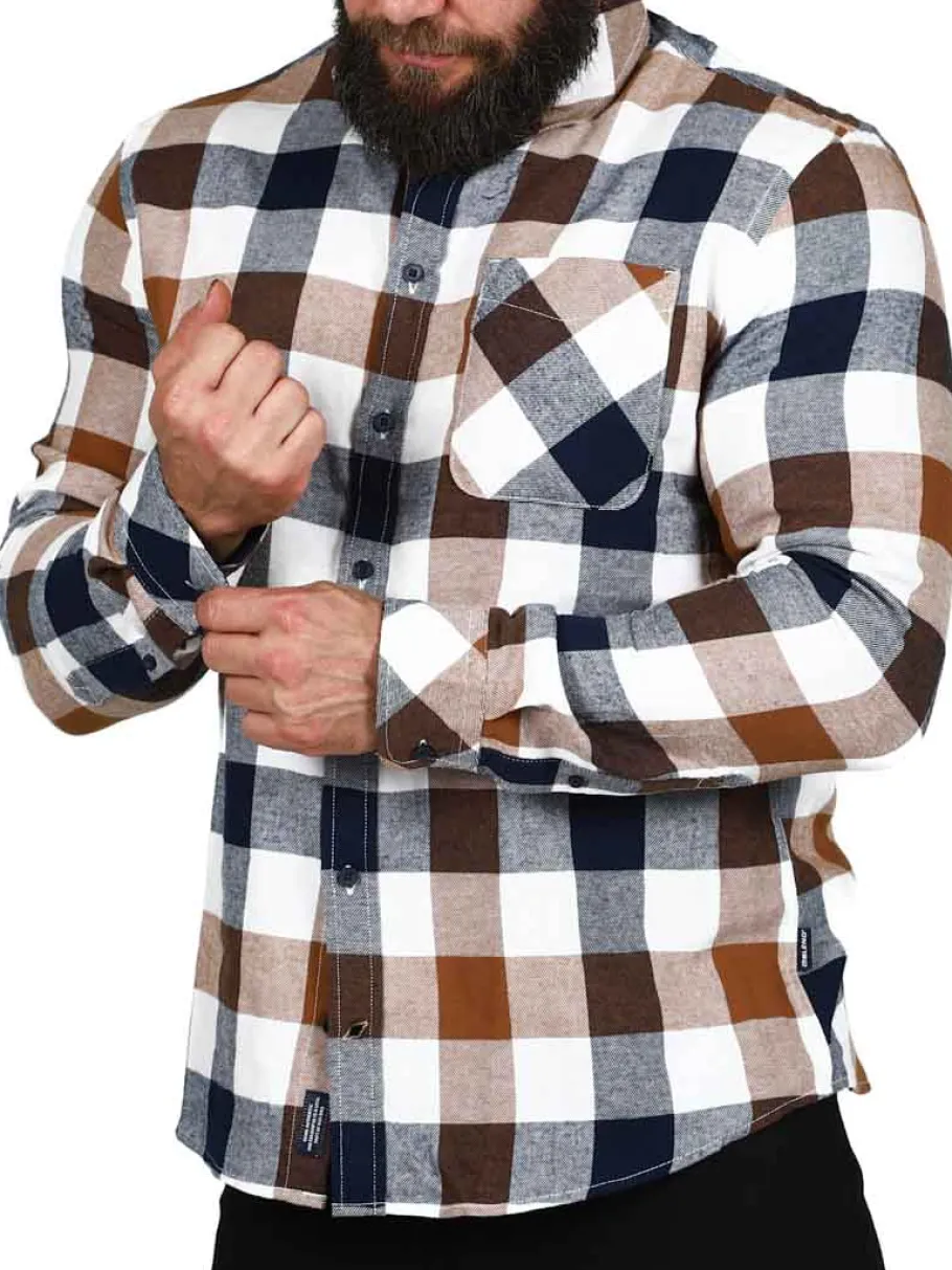 lark_blend_skjorte__brun_3.webp Lark Skjorte - Brun^Blend New