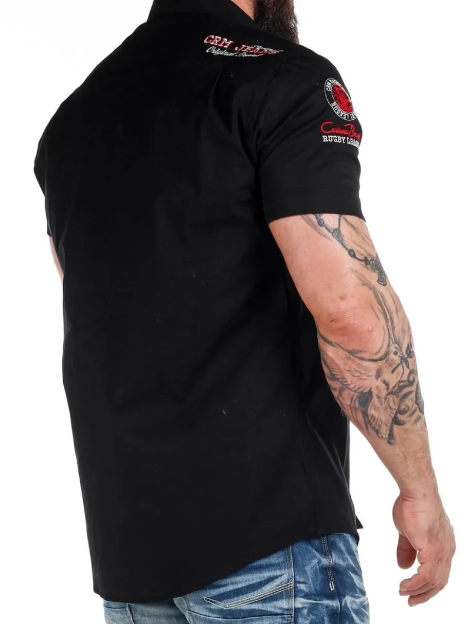 legion_kortrmet_skjorte___6.webp Legion Kortærmet Skjorte - Sort^Carisma Fashion