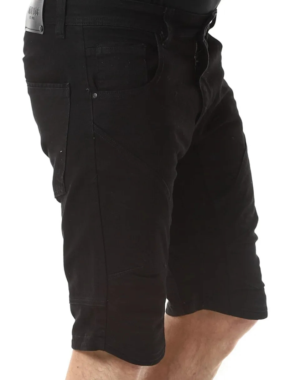 leon_indicode_shorts__ult_0.webp Leon Shorts - Ultra Black^Indicode Fashion