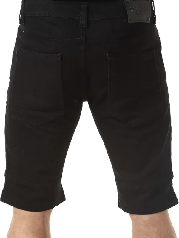 Leon Shorts - Ultra Black^Indicode Fashion