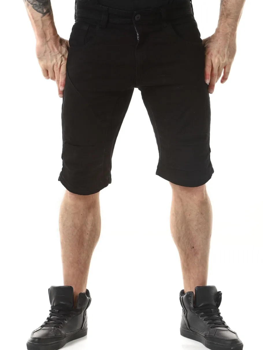 leon_indicode_shorts__ult_4.webp Leon Shorts - Ultra Black^Indicode Fashion