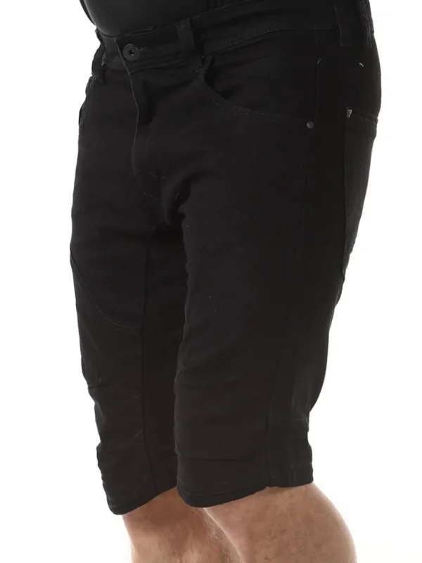 Leon Shorts - Ultra Black^Indicode Fashion