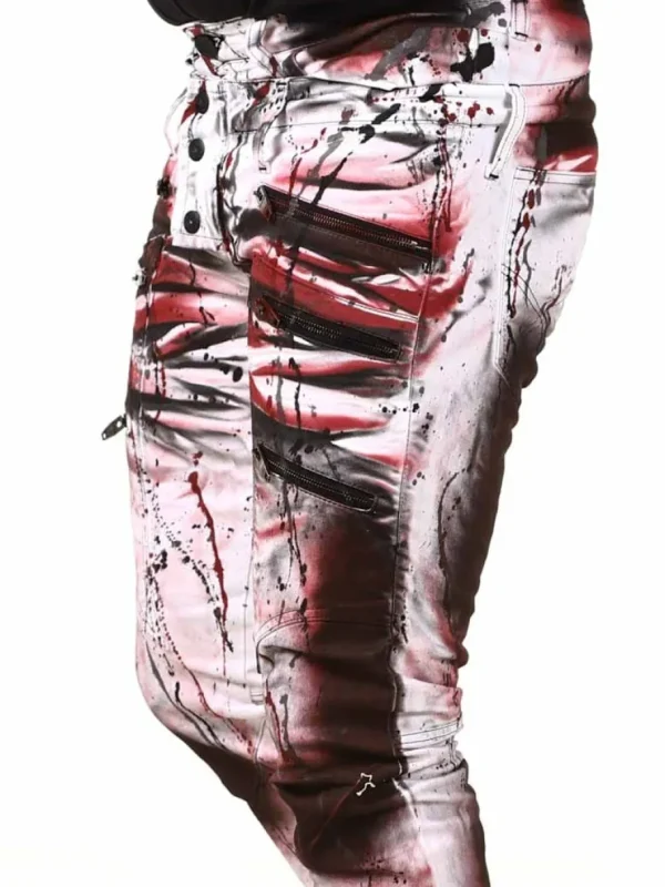 Leonidas Jeans - Hvid/Rød^Kingz Online