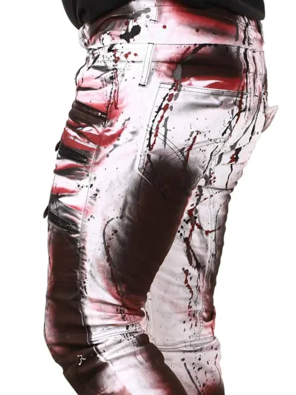 Leonidas Jeans - Hvid/Rød^Kingz Online