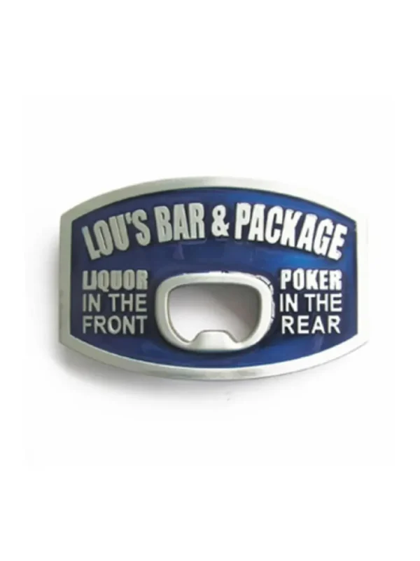 Lou´s Bar Cap Opener Bæltespænde - Blå/Sølv^Ivory Falcon Clearance