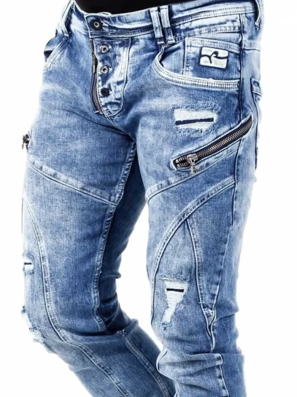 Mori Jeans - Mellemblå^Rusty Neal Sale