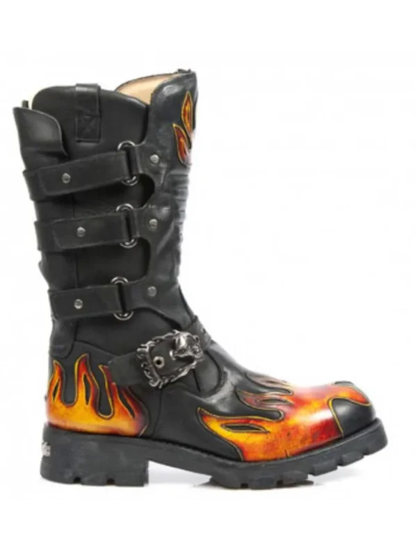 Motorcycle Boots - Sort^New Rock Sale