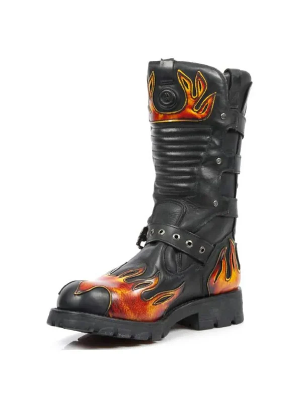 Motorcycle Boots - Sort^New Rock Sale