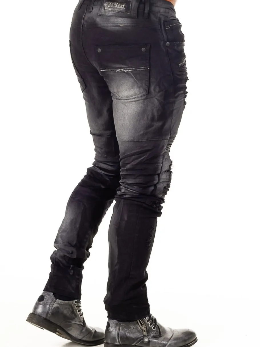 nedness_kingz_jeans__sort_3.webp Nedness Jeans - Sort/Hvid^Kingz Sale
