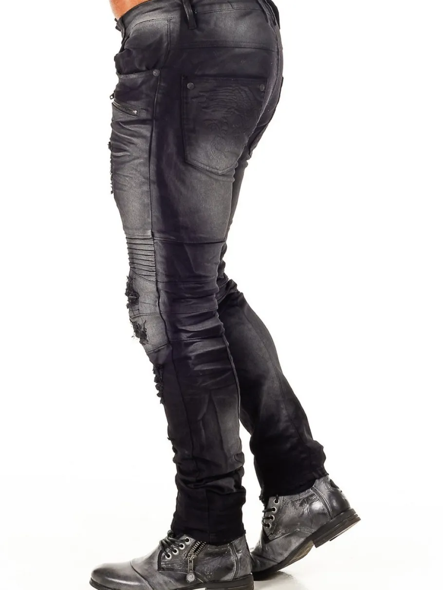 nedness_kingz_jeans__sort_5.webp Nedness Jeans - Sort/Hvid^Kingz Sale