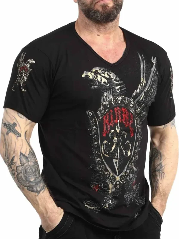 Nelix T-shirt - Sort/Guld^Kingz Online