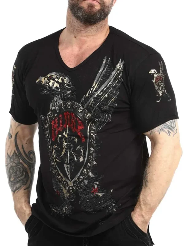 Nelix T-shirt - Sort/Guld^Kingz Online