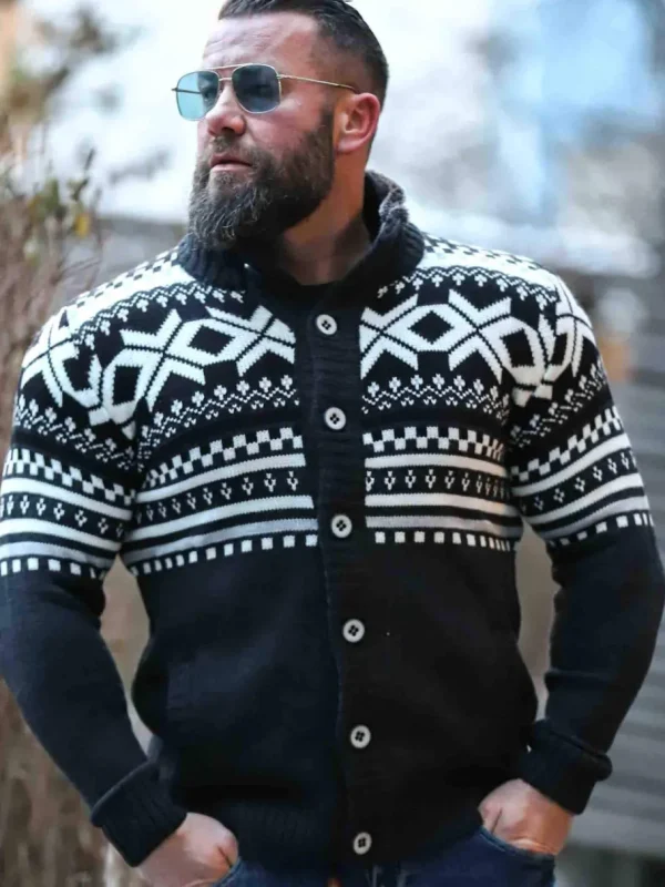 Nick Grizzly Cardigan - Mørkegrå^Carisma Fashion