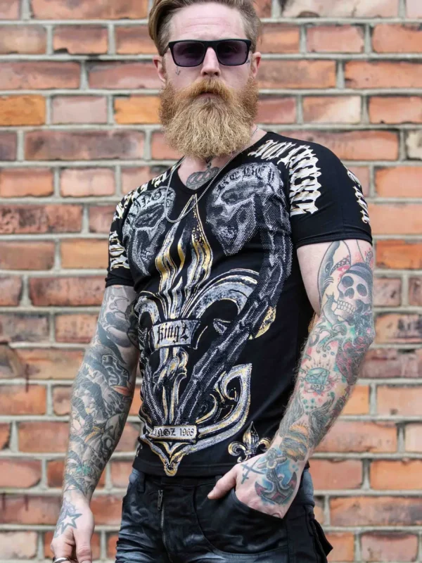 Non Exieris T-shirt - Sort/Guld^Kingz New