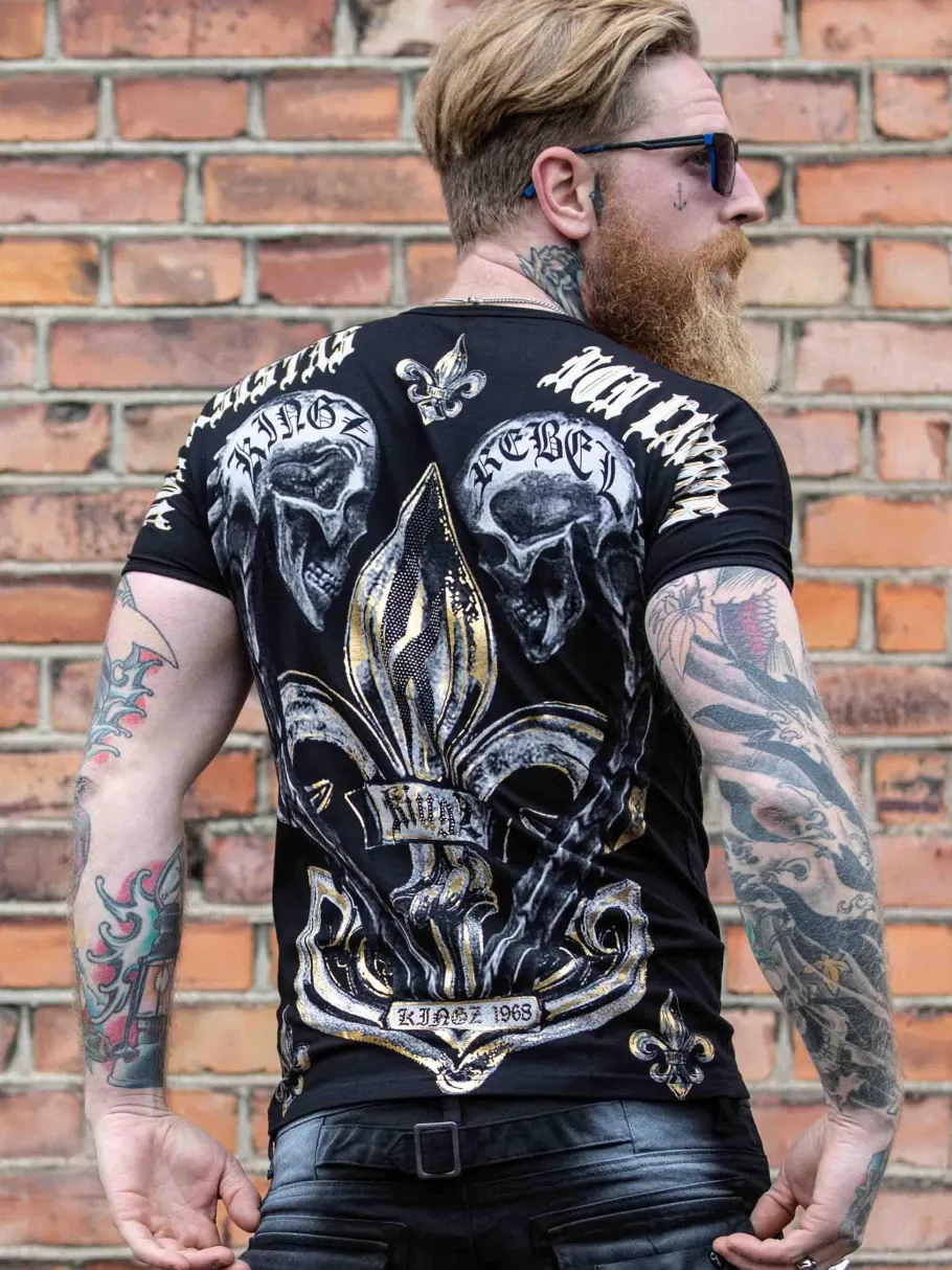 non_exieris_kingz_tshirt__1-1.webp Non Exieris T-shirt - Sort/Guld^Kingz New