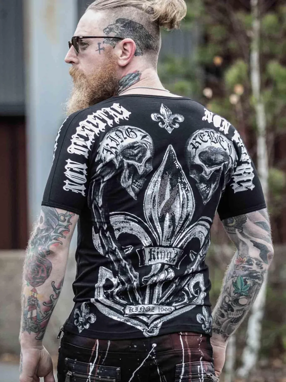 non_exieris_kingz_tshirt__1.webp Non Exieris T-shirt - Sort/Sølv^Kingz Online