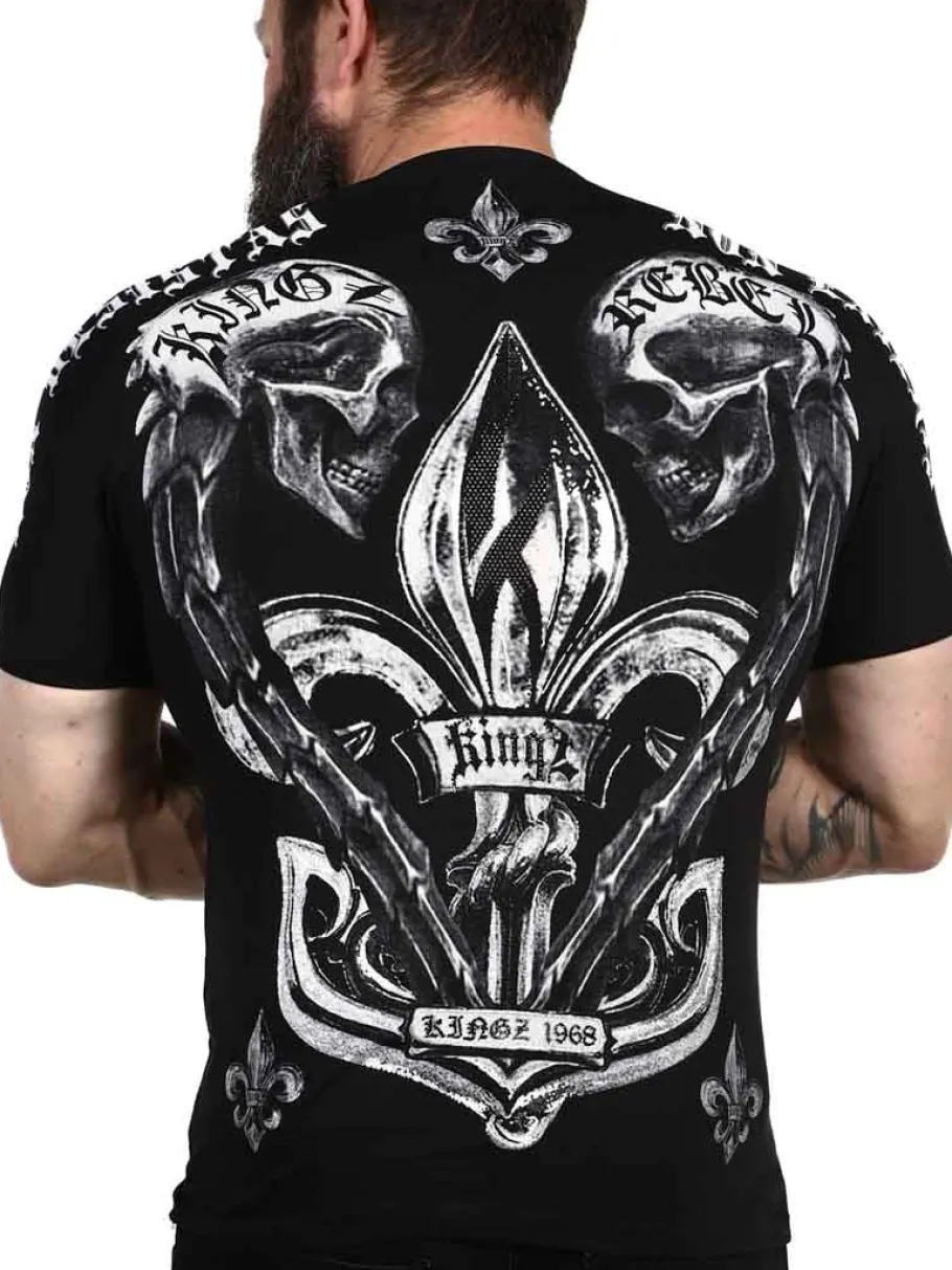 non_exieris_kingz_tshirt__10.webp Non Exieris T-shirt - Sort/Sølv^Kingz Online
