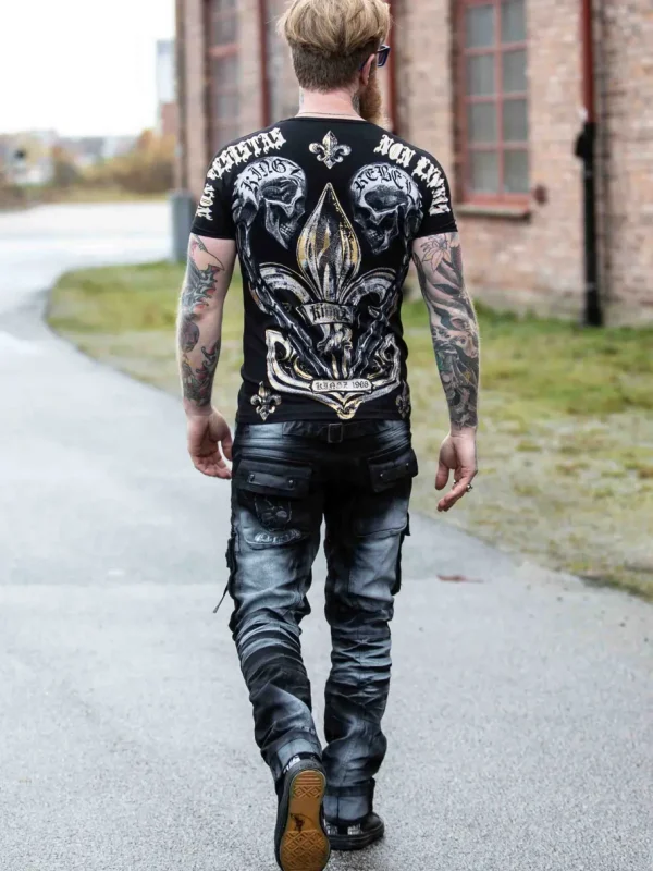 Non Exieris T-shirt - Sort/Guld^Kingz New