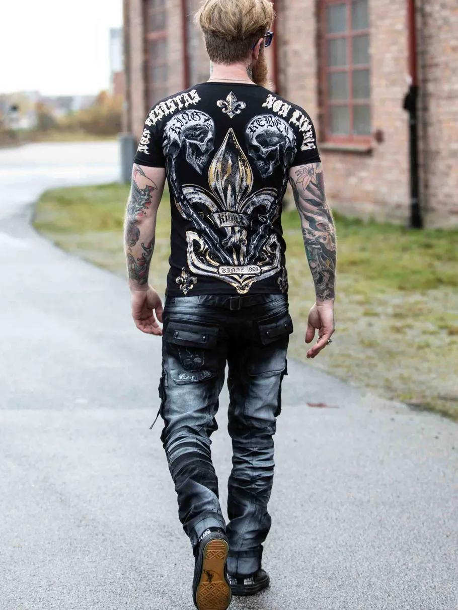 non_exieris_kingz_tshirt__3-1.webp Non Exieris T-shirt - Sort/Guld^Kingz New