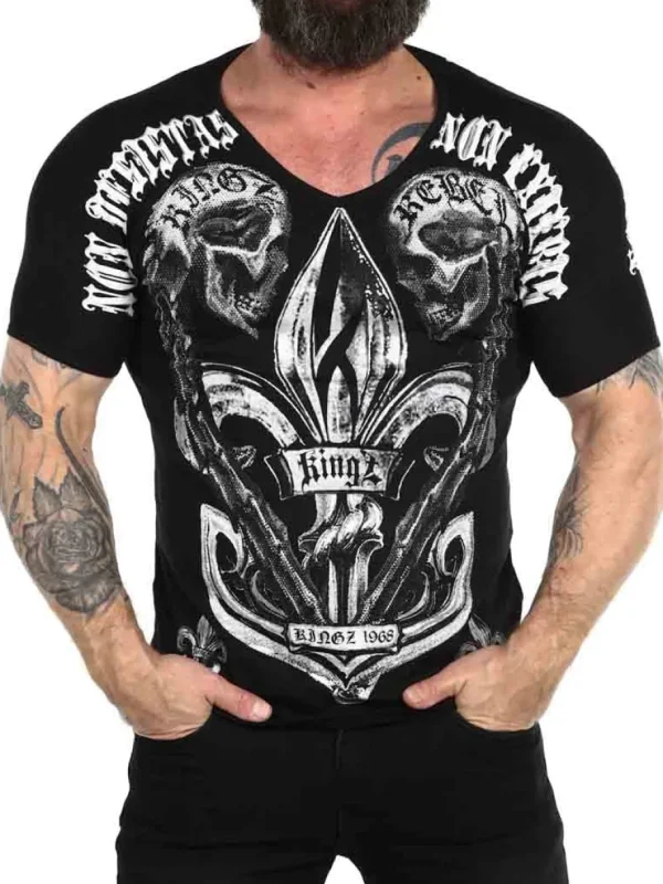 Non Exieris T-shirt - Sort/Sølv^Kingz Online