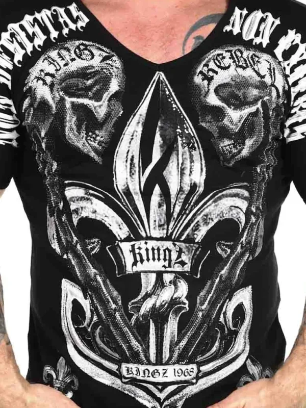 Non Exieris T-shirt - Sort/Sølv^Kingz Online