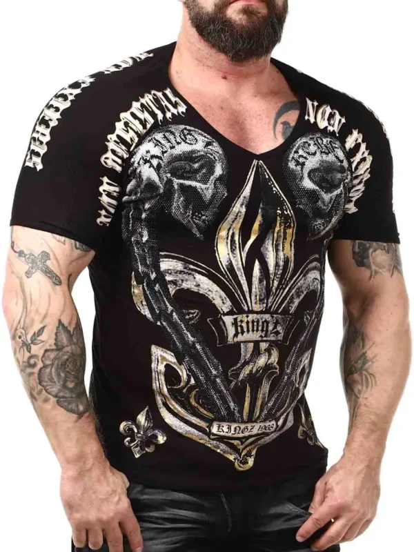 Non Exieris T-shirt - Sort/Guld^Kingz New