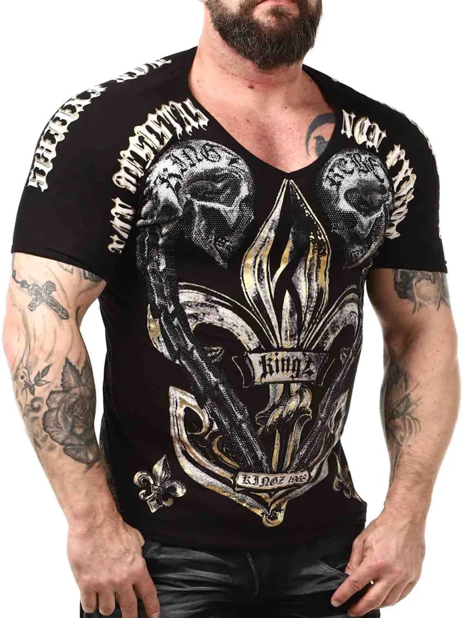 non_exieris_kingz_tshirt__7-1.webp Non Exieris T-shirt - Sort/Guld^Kingz New