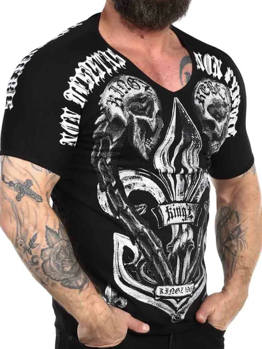 non_exieris_kingz_tshirt__7.webp Non Exieris T-shirt - Sort/Sølv^Kingz Online