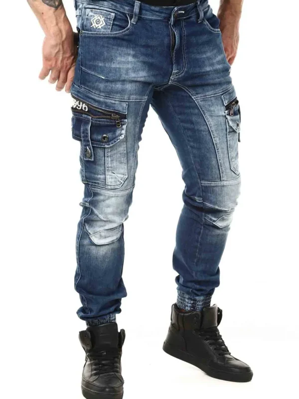 Nurko Joggjeans - Blå^Cipo & Baxx Discount