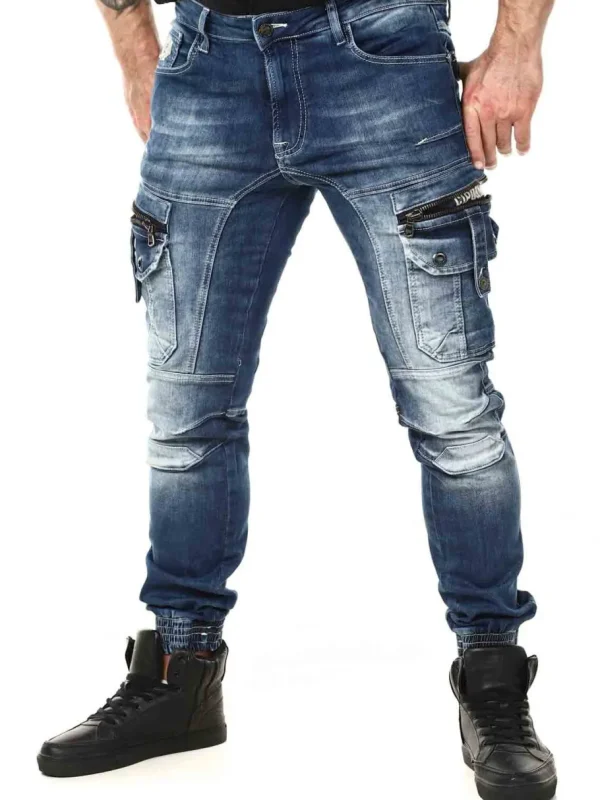 Nurko Joggjeans - Blå^Cipo & Baxx Discount