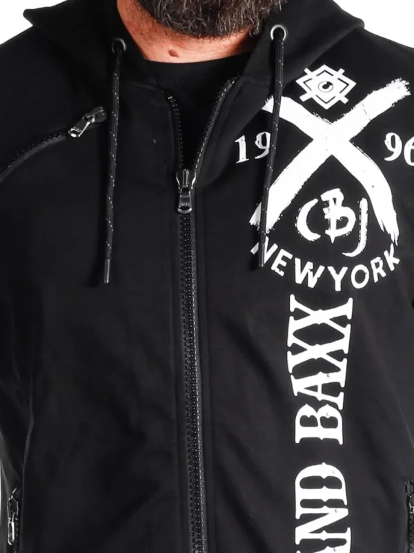 NYC Zip Hoodie - Sort^Cipo & Baxx New