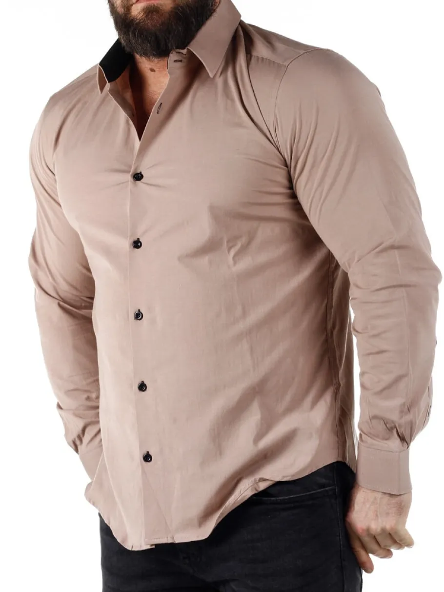 obsess_skjorte__beige_2.webp Obsess Skjorte - Beige^Rusty Neal Online